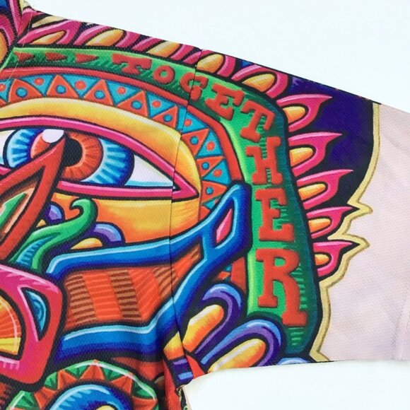 Chris Dyer Feedback From Beyond All Over Print Shirt Mens S Trippy Festival Gear - Picture 3 of 9
